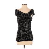 White House Black Market Casual Dress Off The Shoulder Short sleeves: Black Dresses - Women's Size Small