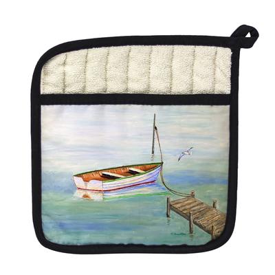 Row Boat Pot Holder - 9x9