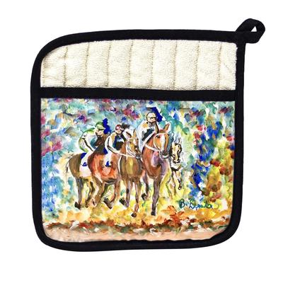 Four Racing II Pot Holder - 9x9