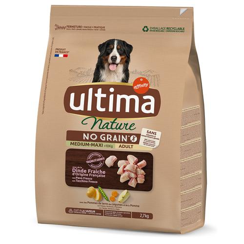 2,7kg Ultima Nature Medium / Maxi Truthahn Hundefutter trocken