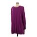 J.Jill Long Sleeve T-Shirt: Purple Tops - Women's Size Medium Tall