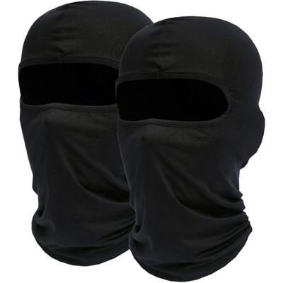 2 Stück Sturmhaube, Gesichtshaube, Skimaske, Motorradmaske, Fahrradmaske, Sturmhauben, dünn und Image