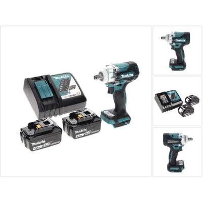Makita - dtw 300 rm Akku Schlagschrauber 18 v 330 Nm 1/2' Brushless + 2x Akku 4,0 Ah + Ladegerät Image