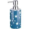 WENKO Seifenspender Stella Blue Duschlotion-Spender Badezimmer-Spender Seifenspender