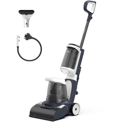 TINECO Teppichreinigungsgerät "iCarpet, 75 Grad Power-Trocknung, Dual-Tank", blau (dunkelblau weiß), B:41,5cm H:29cm T:111cm, Nass-Trocken-Sauger, für Teppich, Polster, Treppen, inkl. mobilem Verlängerunggschlauch Image