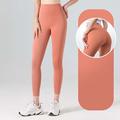 Per donna Pantaloni da yoga Leggings da yoga Fascia Elastica Vita Alta Yoga Allenamento in Palestra Pilates Collant Grigio scuro Nero Avorio Gli sport Abbigliamento sportivo Elasticizzato Taglia