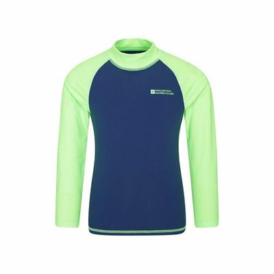 Mountain Warehouse Childrens/Kids Long-Sleeved Rash Top (Hellgrün)