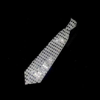 1 Pc luminous tie LED glittering men's tie bar, bungee dance, Halloween, Christmas, holiday decoration atmosphere decoration, luminous wearable accessories