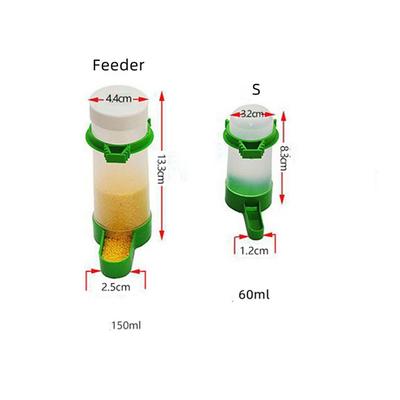 4pcs/set Bird Water Drinker Feeder Automatic Drinking Fountain Pet Parrot Cage Bottle Drinking Cup Bowls Pet Bird Supplies Dispenser