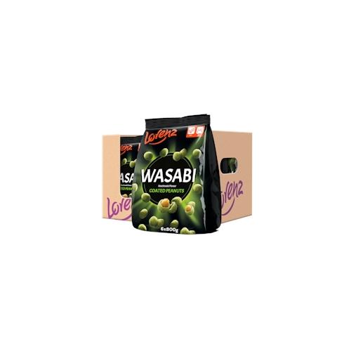 Lorenz Nüsse Lorenz Wasabi Erdnüsse Großpack 6 x 800g (4800g)