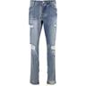 "Bequeme Jeans 2Y STUDIOS ""2Y Studios Herren Destroyed Straight Fit Jeans"" Gr. 33, Normalgrößen, blau (blue) Herren Jeans"
