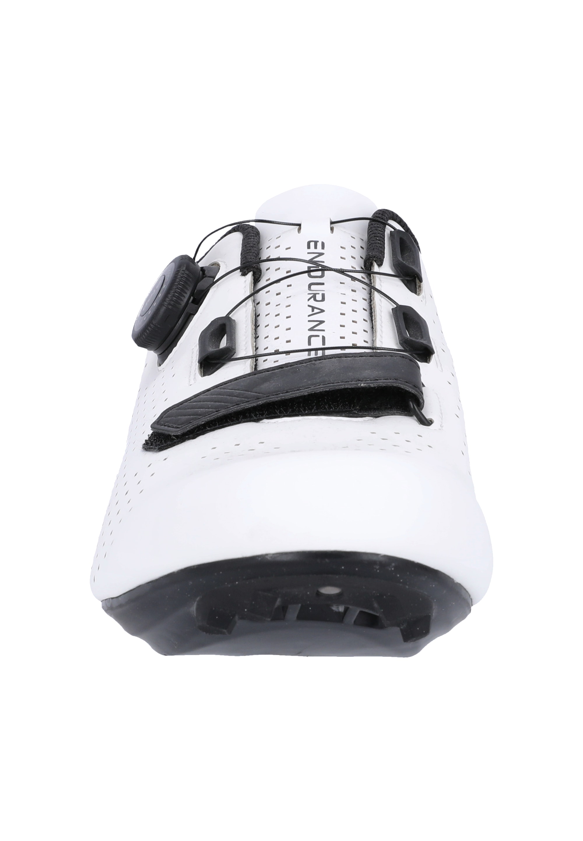 Fahrradschuh ENDURANCE "Kukanol", Herren, Gr. 44, weiß, Kunstfaser, Synthetik, Schuhe, mit Schnellschnürsystem