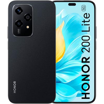 HONOR Smartphone "200 Lite", schwarz (mitternachtsschwarz), 256 GB, Mobiltelefone