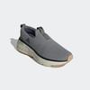 Slip-On Sneaker ADIDAS SPORTSWEAR "CLOUDFOAM GO LOUNGER", Gr. 42, grau (grau three, core schwarz, sanftes weiß), Textil, Synthetik, sportlich, Schuhe
