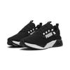 Laufschuh PUMA "Retaliate 3 Laufschuhe Erwachsene", Gr. 48, schwarz-weiß (schwarz, weiß), Obermaterial: Textil, Synthetik; Futter: Textil; Innensohle: Textil; Laufsohle: Synthetik, Gummi, Schuhe