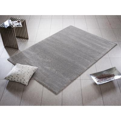 Teppich OCI DIE TEPPICHMARKE "Bellevue, auch als Läufer erhältlich", grau, B:200cm H:20mm L:200cm, Kunstfaser, Teppiche, hochwertiger dichter Hochflor, Shaggy, Langflor, Wohnzimmer Image