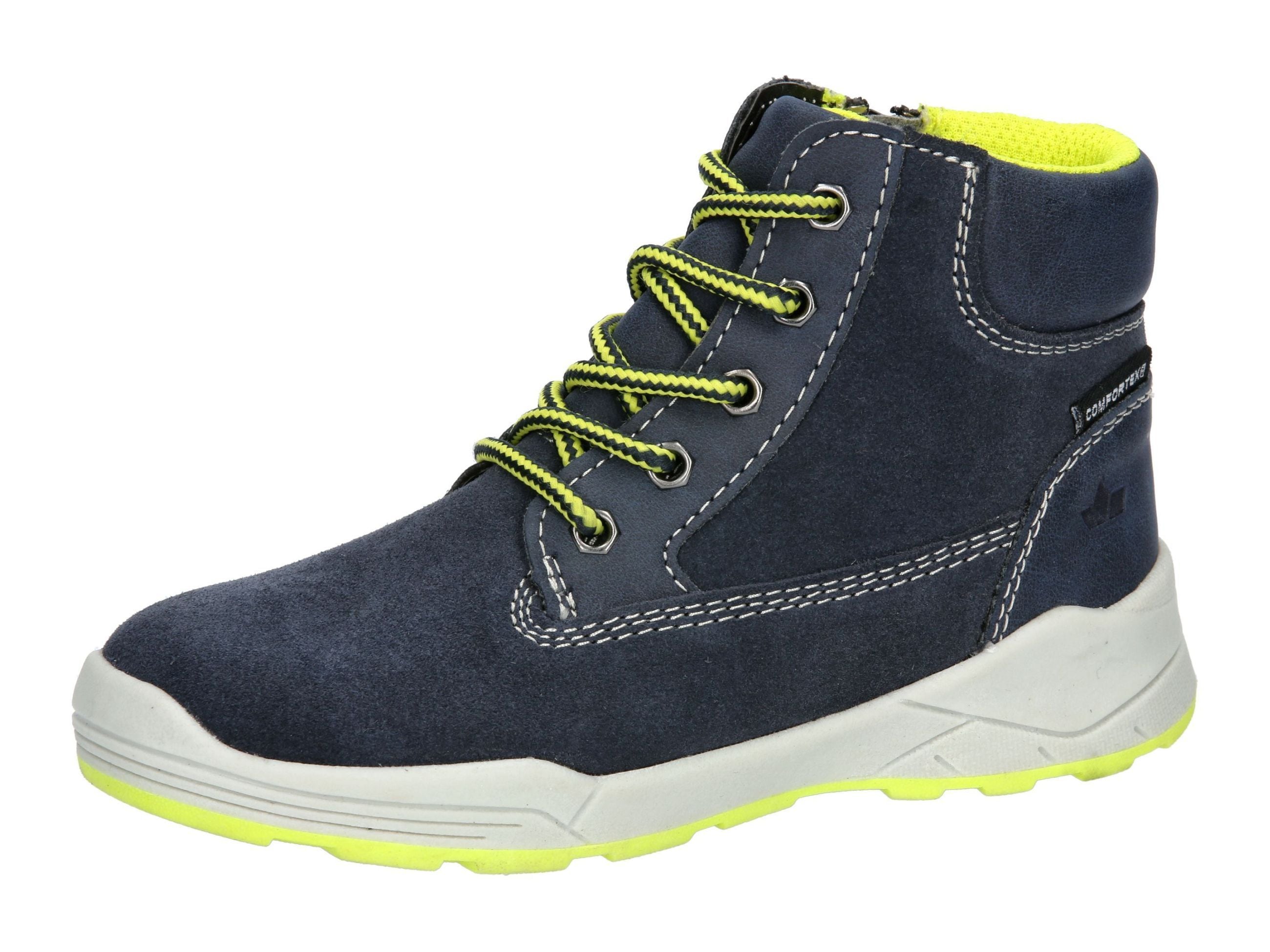 Winterstiefel LICO "Freizeitstiefel Benisha", Gr. 39, blau, Veloursleder, Schuhe Image