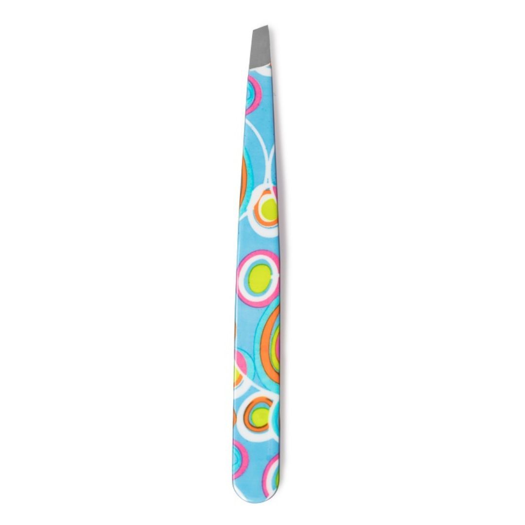 nippes Solingen Pinzetta Retro, obliqua Inox Blu 1 St