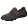 Klettschuh WALDLÄUFER "HENNI-Soft", Damen, Gr. 6 (39), grau (dunkelgrau), Nubukleder, Textil, Lackleder, sportlich, Schuhe, Slipper, Komfortschuh, Bequemschuh mit Orthotritt, Weite H