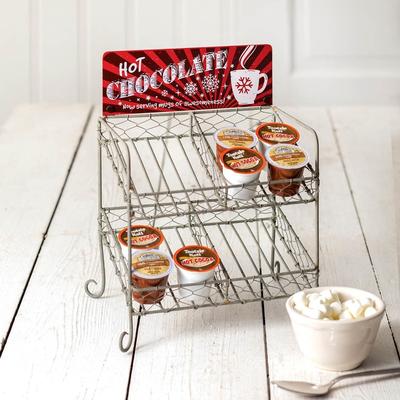 Hot Chocolate Caddy for K-Cup - 9½''W x 7¼''D x 12''H