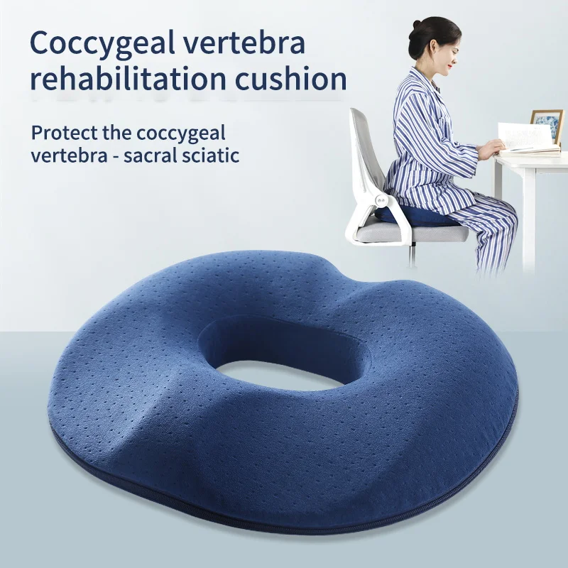 1PCS Donut Kissen Hämorrhoiden Sitzkissen Steißbein Steißbein Orthopädische Medizinische Sitz Prostata Stuhl für Memory Foam Stuhl Kissen