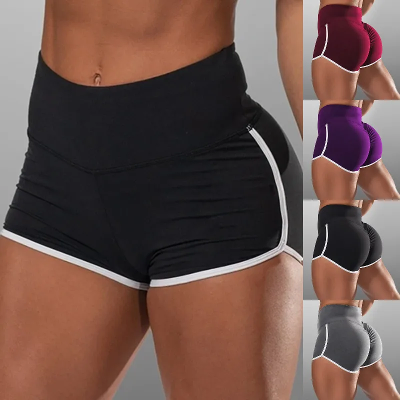 Shorts de yoga pour femmes, shorts de sport pour l'entraînement, la course à pied, la gym, le cyclisme, shorts de sport pour femmes, taille plus, 2024