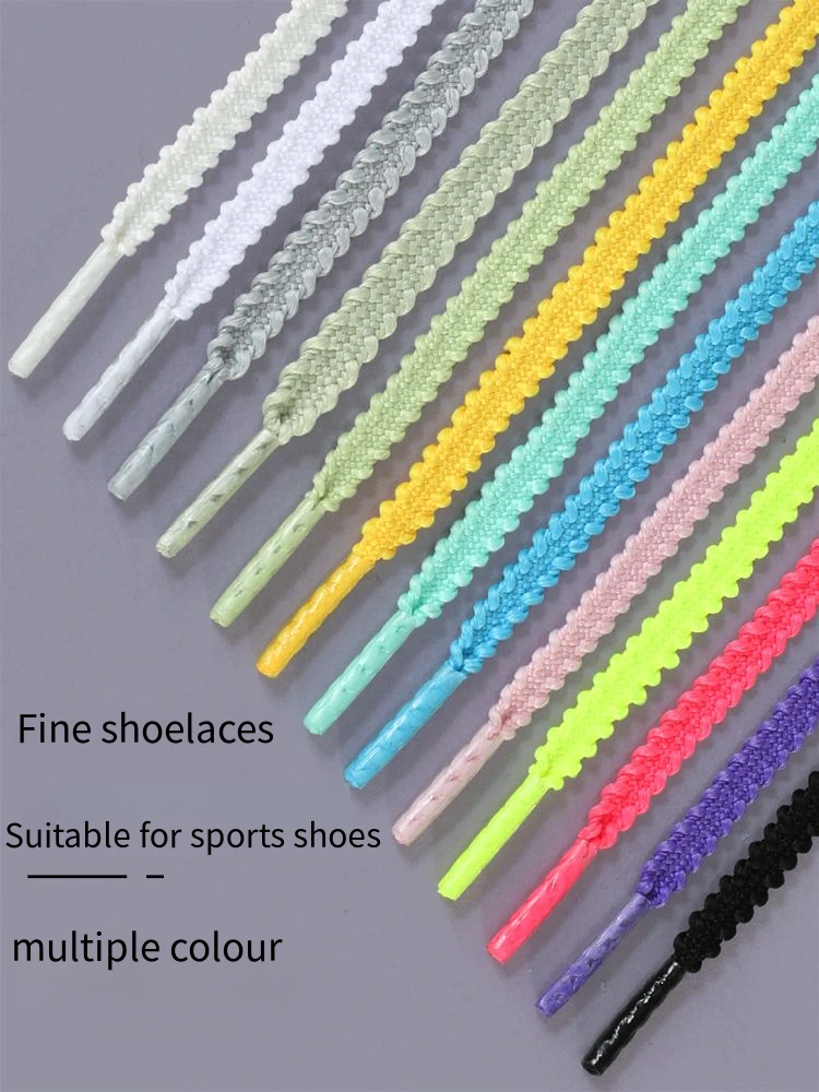 Neue Casual Sneakers Tennis Schnürsenkel Flache Schnürsenkel Elastische Seil Schnürsenkel für Schuhe 120/140/160 CM Schuhe zubehör 1 Paar
