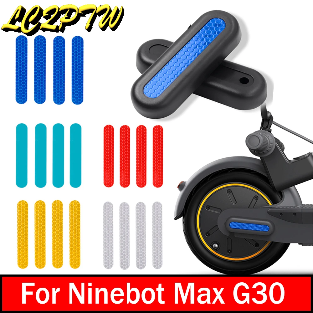 Für Ninebot MAX G30 G30D Hinterradgabel dekorative Abdeckung und Aufkleber Ersatz Elektroroller Zubehör Radschutzhülle Image