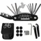 Kit d'outils de réparation de vélo portable, kit d'outils de réparation de vélo, patch de pompe