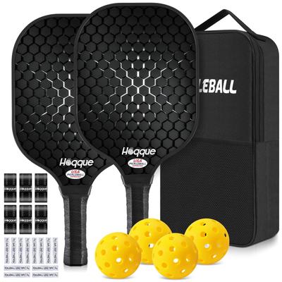 TEMU 2 Set Pickbleball Paddles With Bag Overgrip Lead Tape, Usapa Approved Fiberglass Racket Grip Accessories Kit Carbon Fiber Pickle Ball Equipment 2024 Adult Men Women Racquet Pickle Ball Lover Gift