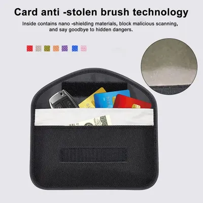Signal Blocking Faraday Bag Anti-Radiation Anti-Hacking Tracking Spying for Cell Phones GPS RFID Car