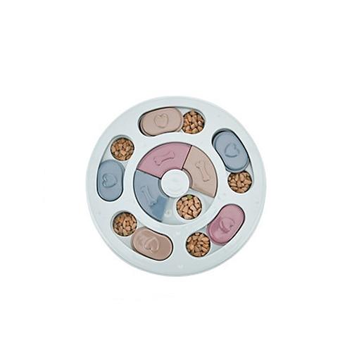 dressplus Hunde-Puzzle-Spielzeug, interaktiver Leckerli-Spender Hunde Slow Feeder Erhöhung iq Hundetrainingsspiele für Hunde (rosa)