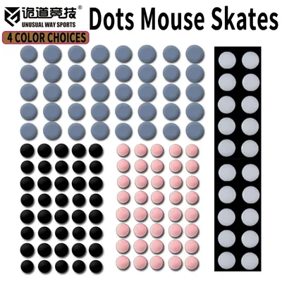 Unusual Way Sports Mouse Foot Skates Feet For Round Dots Cambered Surface PTFE Anti Collapse Magic