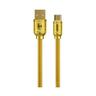 WEKOME WDC-161 Sakin-Serie – USB-A-zu-USB-C-Schnellladeverbindungskabel 6A 1 m (Gold)