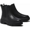Chelseaboots TIMBERLAND "GREYFIELDMID CHELSEA BOOT", Gr. 39, schwarz, Leder, sportlich, Schuhe, Winterstiefel, Schnürstiefel, Winterschuhe
