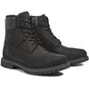 Schnürboots TIMBERLAND "6in Premium Shearling", Gr. 40, schwarz, Leder, sportlich, Schuhe, Winterstiefel, Schnürstiefel, Winterschuhe, wasserdicht, gefüttert