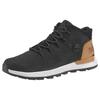 Schnürboots TIMBERLAND "SPRINT TREKKERMID LACE UP SNEAKER", Gr. 41, schwarz (schwarz, hellbraun), Leder, Synthetik, sportlich, Schuhe, Winterschuhe, Sneakerboots, Winterboots