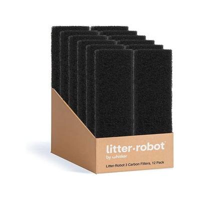 Litter-Robot 3 Cat Litter Box Carbon Filters, 12 count