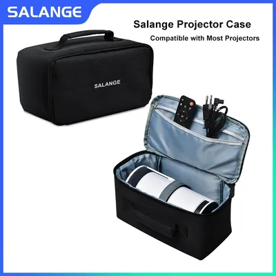 Salange Projector Case, For HY300 HY320 Projector Bag Accessories Storage Pockets Waterproof,