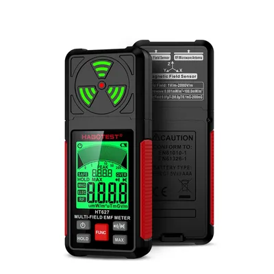 3 in 1 Electromagnetic Radiation Tester Portable Handheld Portable Radio Frequency Field Tester