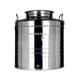 Contenitore Bidone Fusto per Olio in Acciaio inox 18/10 Predisposto per Rubinetto da 1/2' 30 lt