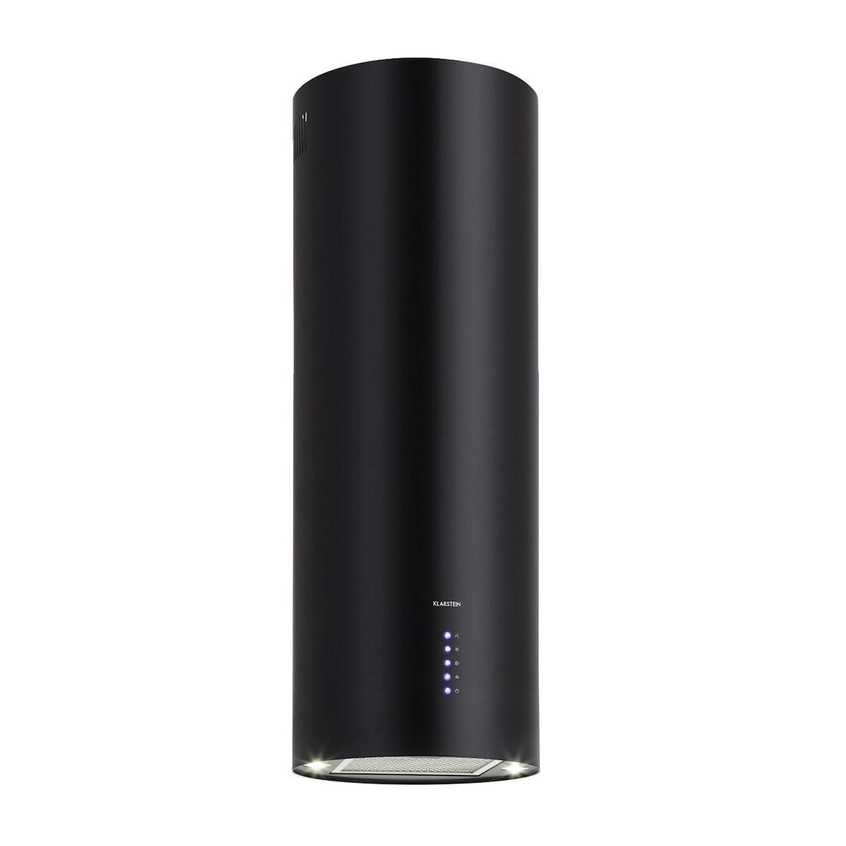 Klarstein Barella Dunstabzugshaube 35 x 93 x 43 cm Umluft 557 m³/h LED Aktivkohlefilter Schwarz Image