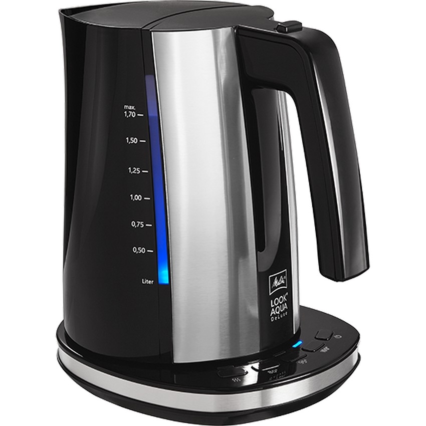 Melitta 1026-04 Look Aqua DeLuxe Wasserkocher 1,7 l schwarz/edelstahl Image