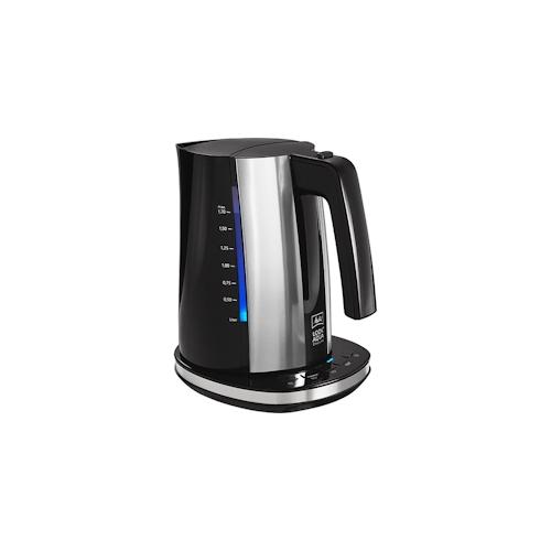 Melitta 1026-04 Look Aqua DeLuxe Wasserkocher 1,7 l schwarz/edelstahl