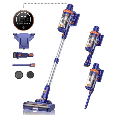Buture 450w 38kpa Saugkraft Hand kabelloser kabelloser Staubsauger für Haushalts geräte 1,2 l Staub becher austauschbarer Akku