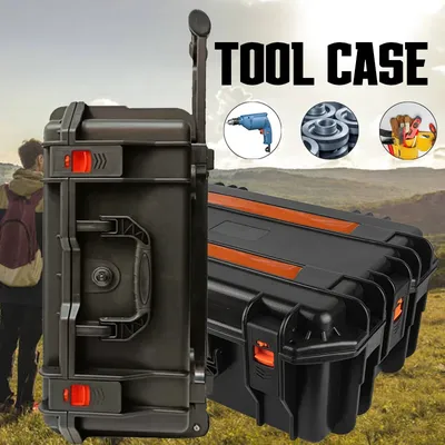 Large Capacity Tool box with wheels Professional Instrument Tool Box hard case Tool bag wheeled pelican case Tool box 이동식공구