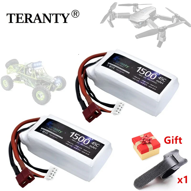 TERANTY 3s 45C 11,1 V 1500 mah Lipo Batterie für RC Auto Flugzeug Boot Quadcopter Ersatzteile upgrade 11,1 v Drohnen batterie 1 Stücke Image