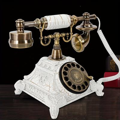 TEMU Vintage Antique European Style Old Fashioned Handset Telephone