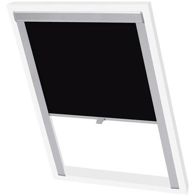 Verdunkelungsrollo Schwarz MK04 vidaXL Image