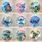 Lilo & Stitch Round Backdrop Child Birthday Baby Shower Circle Backdrop Theme Round Cover Party Decoration Photocall Prop